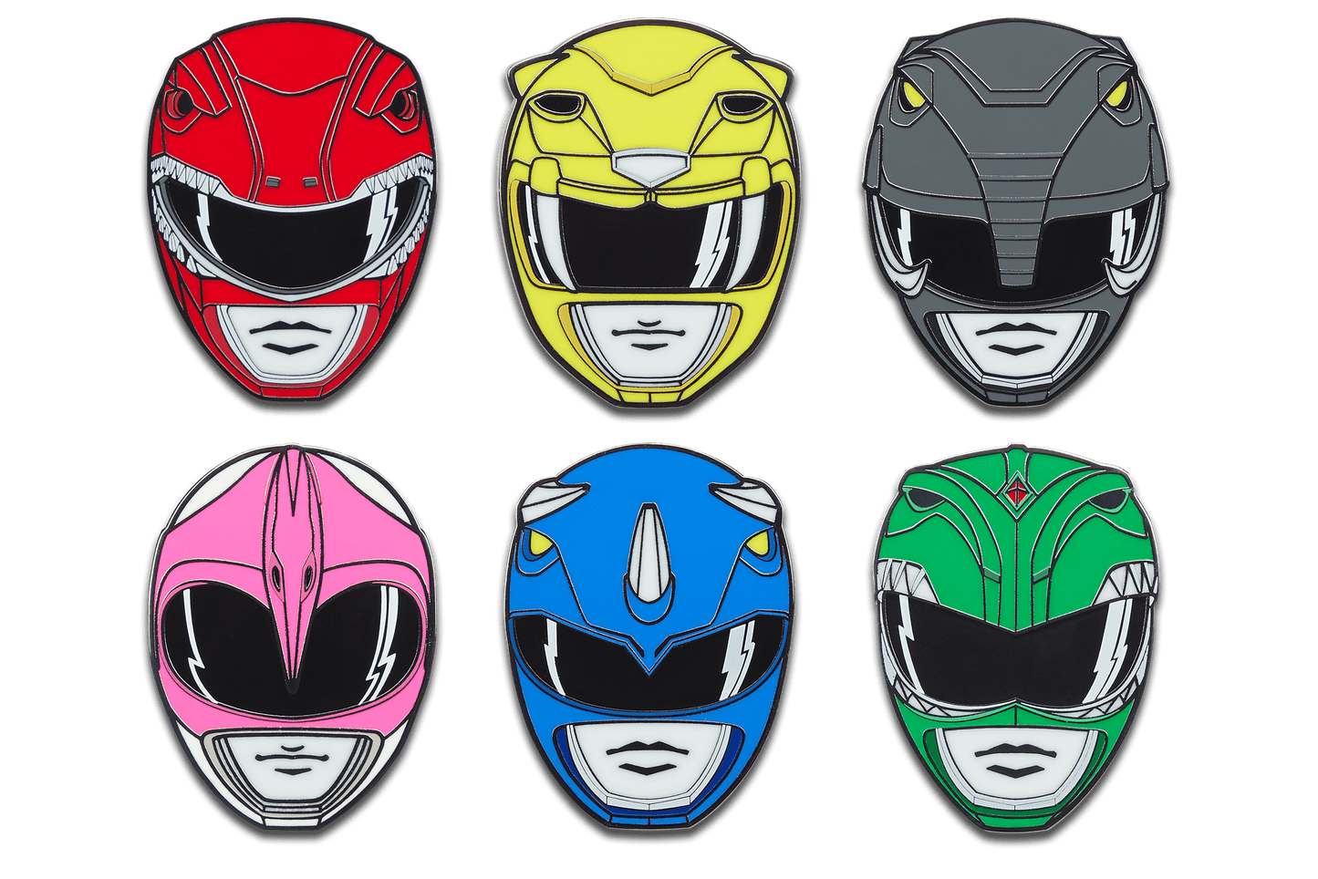 Power Rangers Pin Set