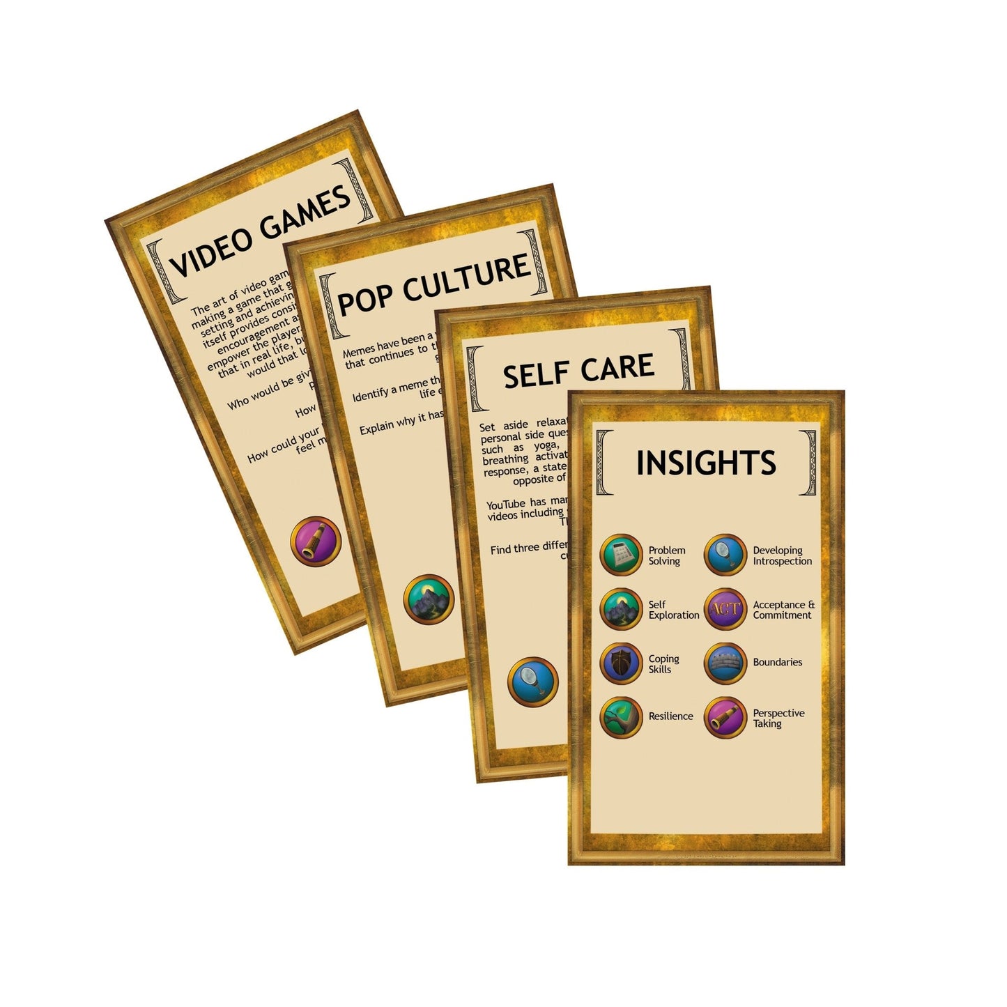 Geek Therapy Card Deck For Clients and Therapists