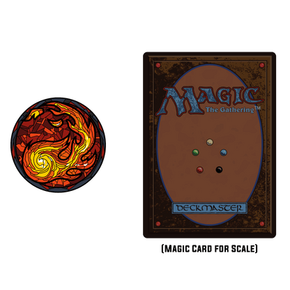 Magic: the Gathering - Stained Glass Mountain Pin