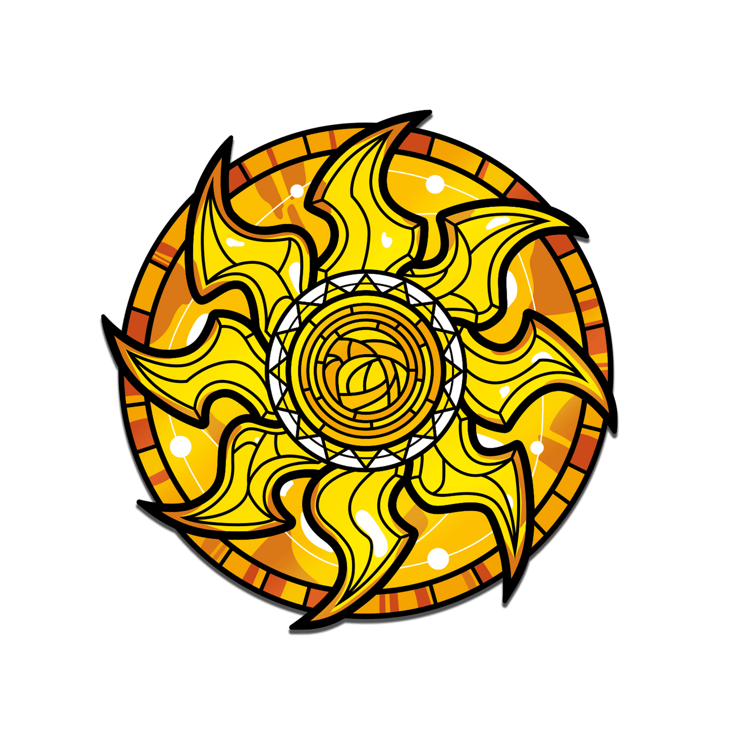 Magic: the Gathering - Stained Glass Plains Pin