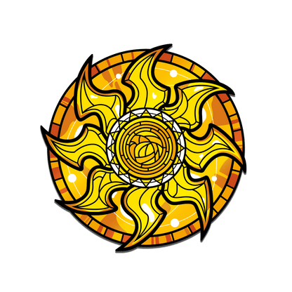 Magic: the Gathering - Stained Glass Plains Pin