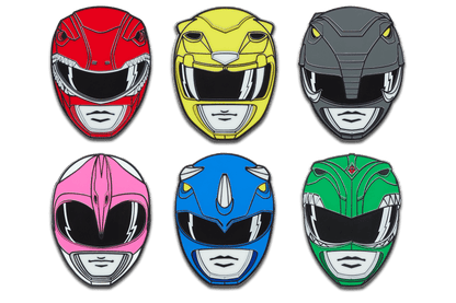 Power Rangers Pin Set