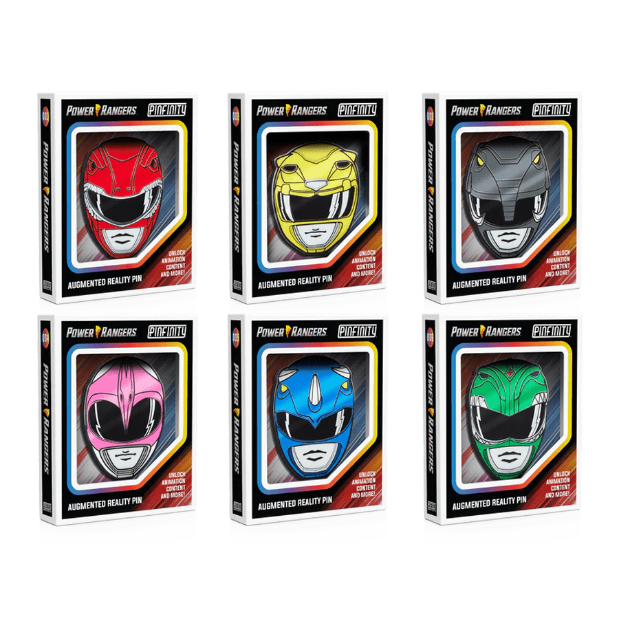 Power Rangers Pin Set