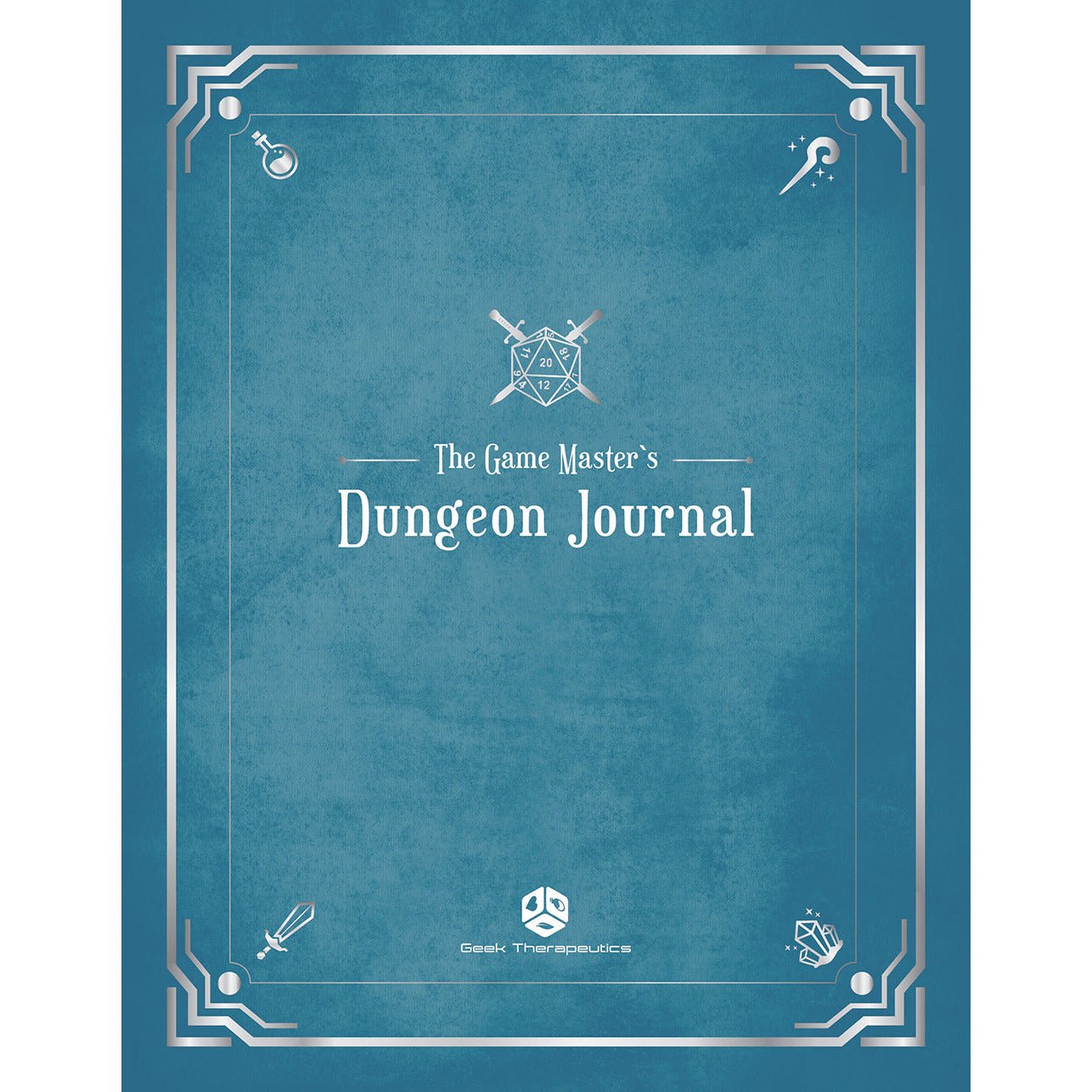 The Game Master's Dungeon Journal (Aqua Blue)