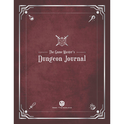 The Game Master's Dungeon Journal (Garnet Red)