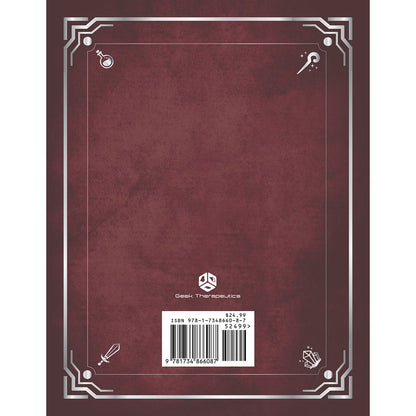 The Game Master's Dungeon Journal (Garnet Red)